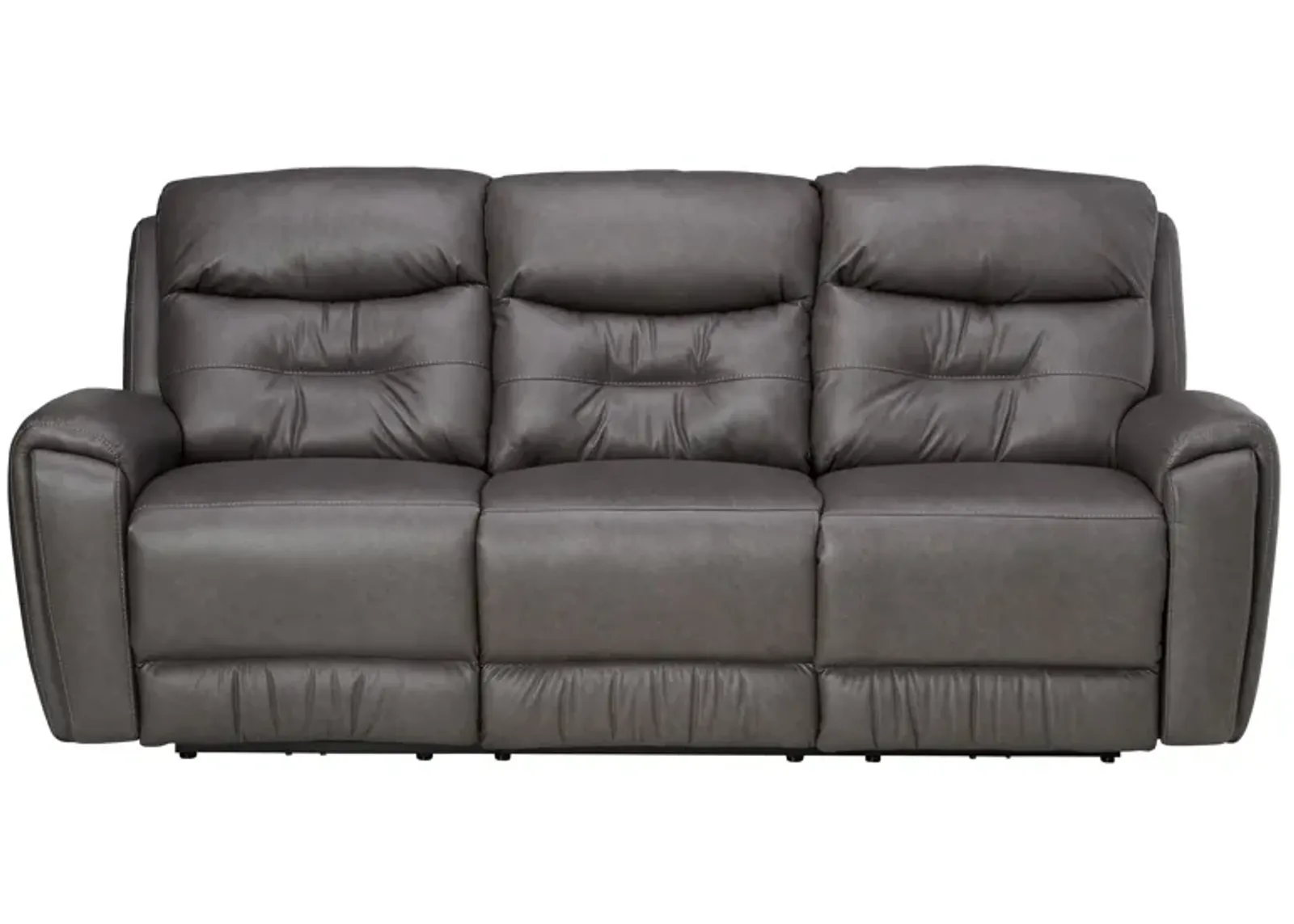 Celeste Grey Triple Power Reclining Sofa by Southern Motion