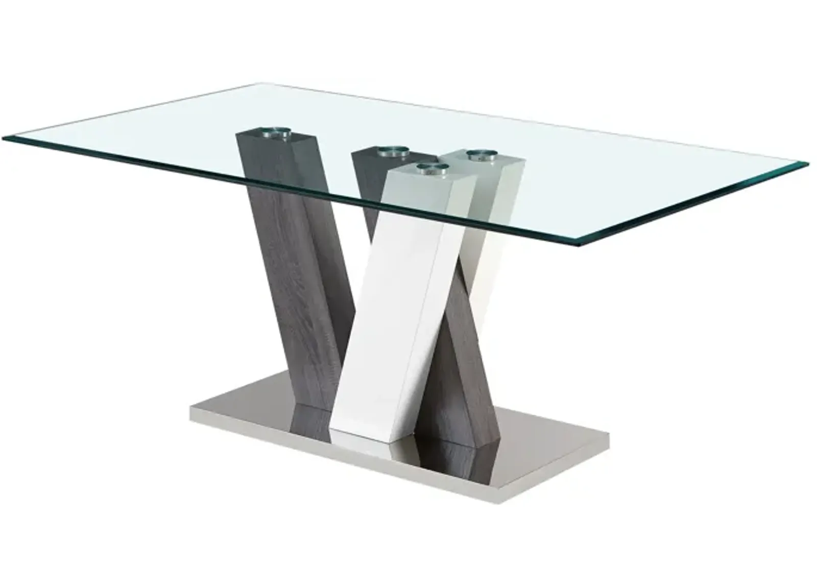 Rossi Rectangular Glass Table