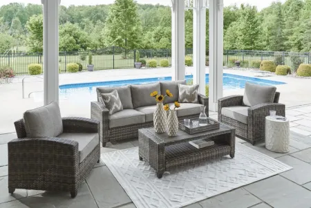 Petoskey Sofa + (2) Chairs + Cocktail Table Set