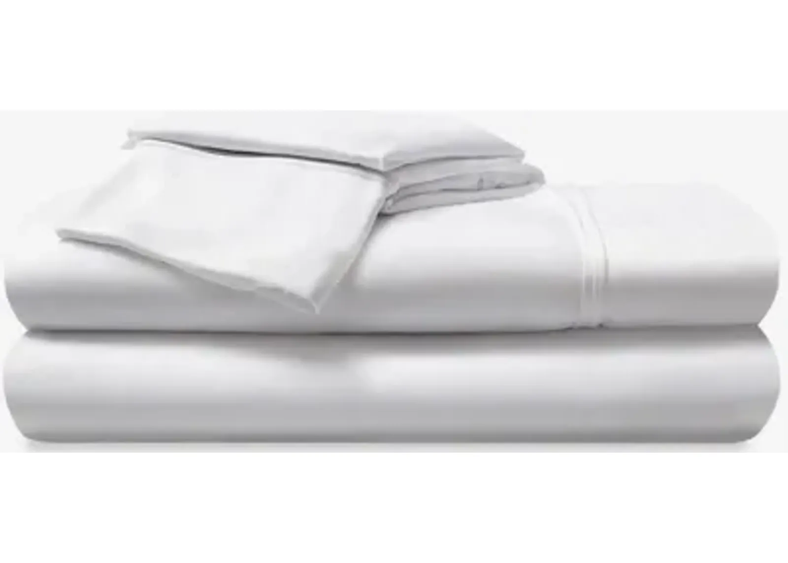 Hyper-Cotton Bright White Queen Pillowcase Set by Bedgear