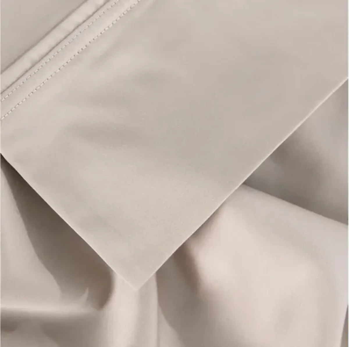 Hyper-Cotton Medium Beige Queen Pillowcase Set by Bedgear