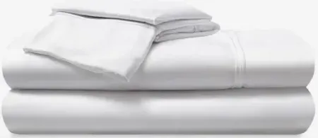 Hyper-Cotton Bright White King Pillowcase Set by BEDGEAR