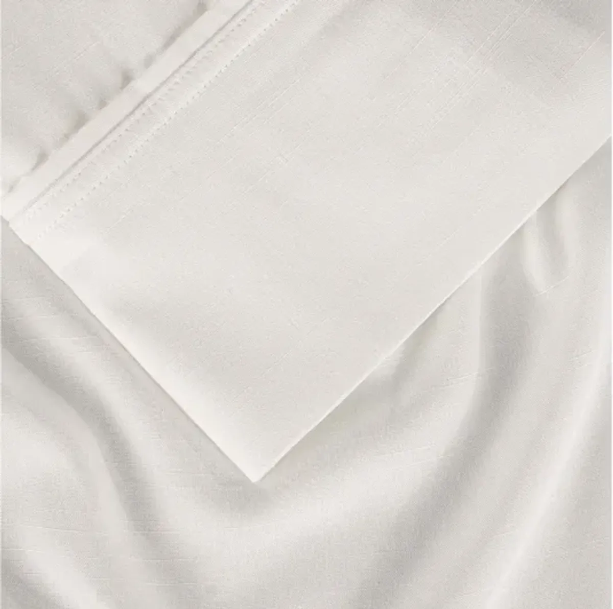 Hyper-Linen Bright White King Pillowcase Set by Bedgear