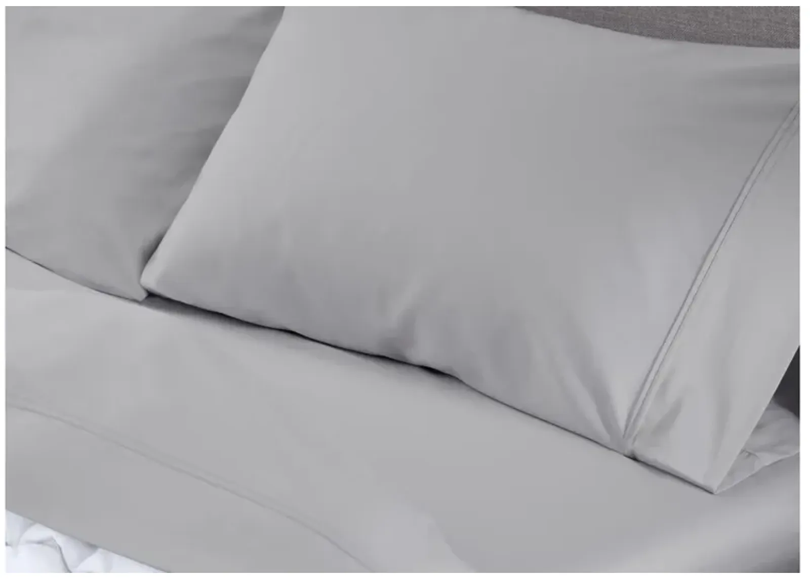 Hyper-Wool Light Grey Queen Pillowcase Set by Bedgear