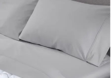 Hyper-Wool Light Grey King Pillowcase Set by BEDGEAR