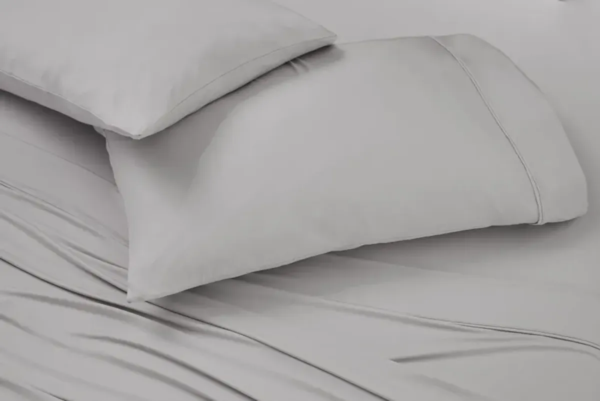 Ver-Tex Light Grey Queen Pillowcase Set by Bedgear