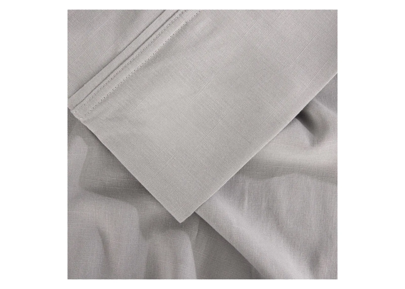 Hyper-Linen Light Grey Queen Sheet Set by Bedgear