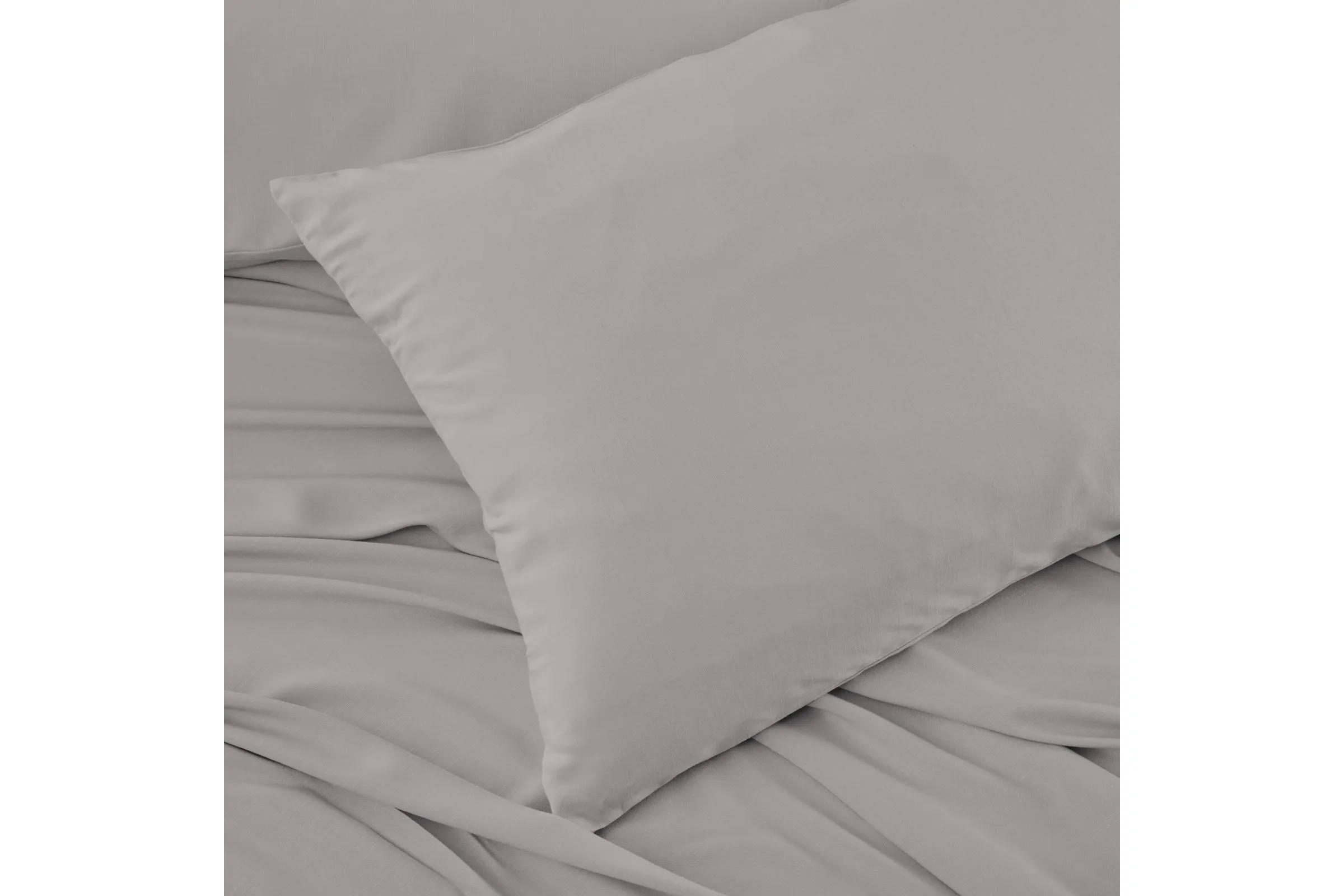 Hyper-Linen Light Grey Split King Sheet Set by Bedgear