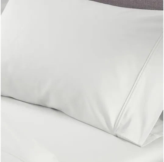 Basic Bright White Twin Sheet Set by BEDGEAR