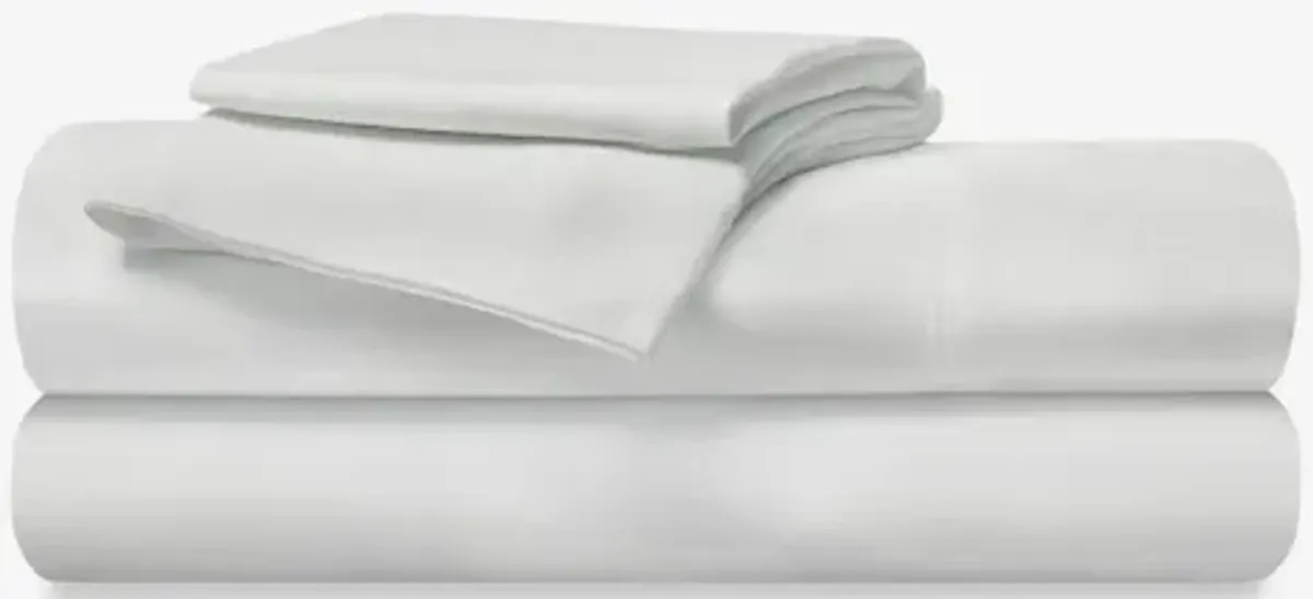 Basic Bright White Twin Sheet Set by Bedgear