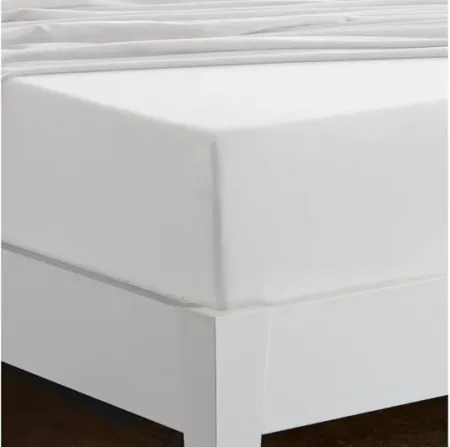 Basic Bright White Twin XL Sheet Set by BEDGEAR