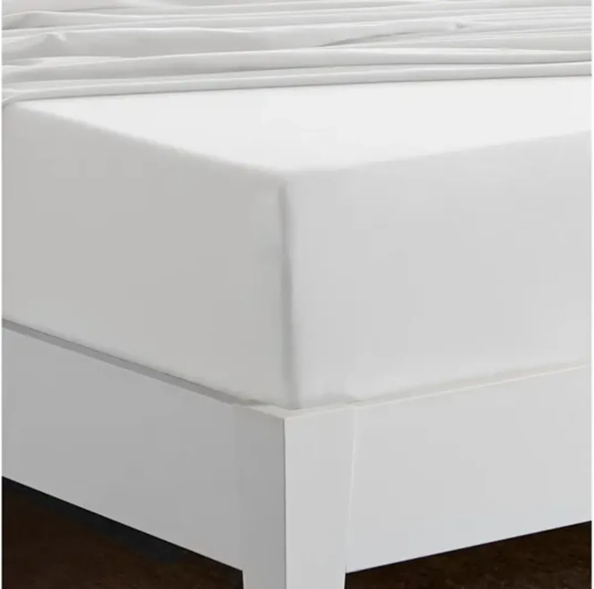 Basic Bright White Queen Sheet Set by Bedgear