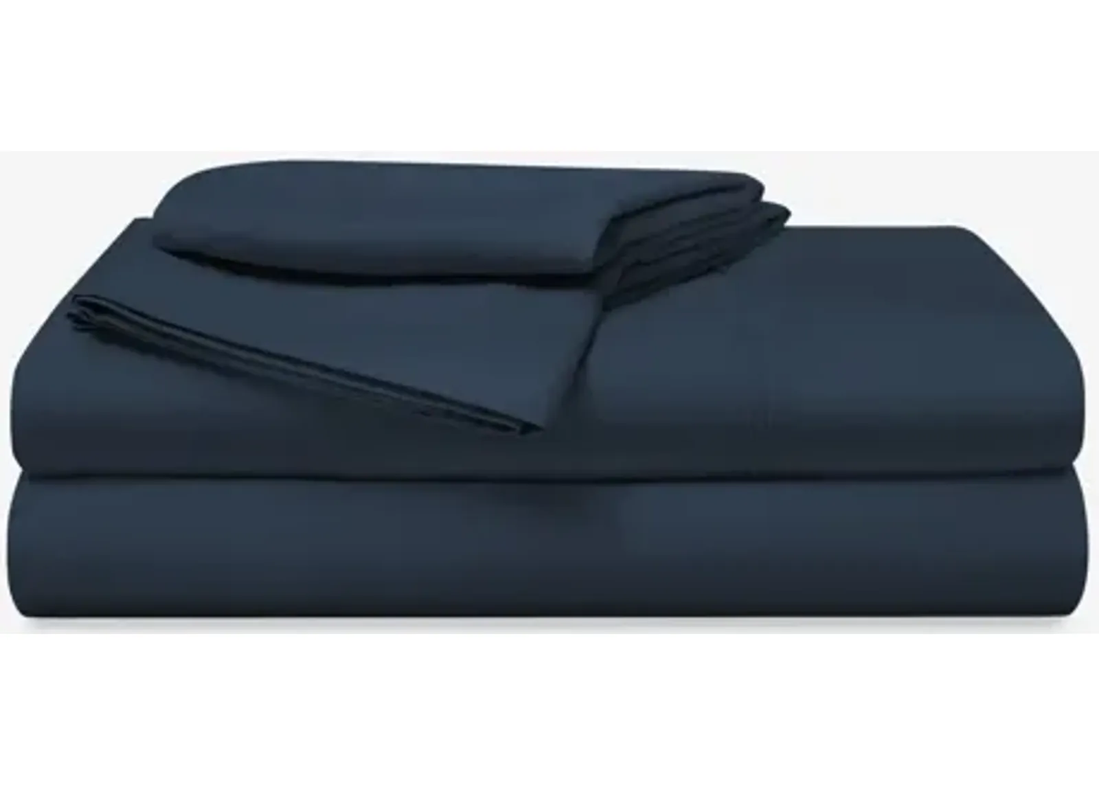 Basic Navy Twin Sheet Set by Bedgear