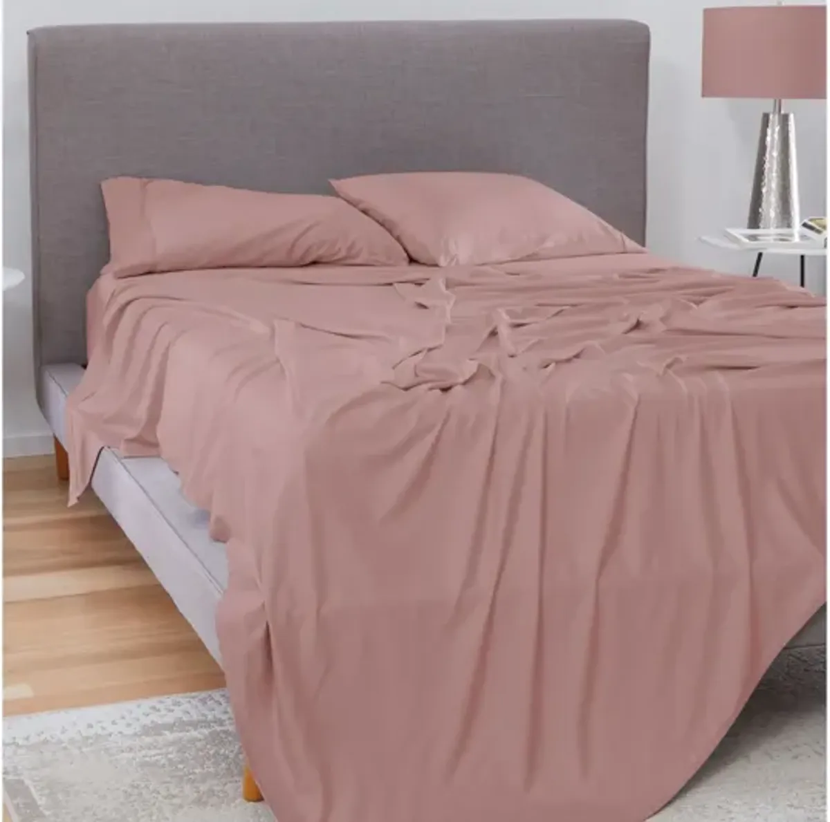 Basic Blush Queen Sheet Set by Bedgear