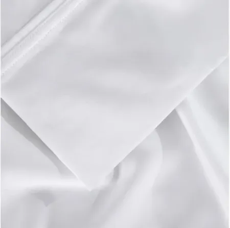 Hyper-Cotton Bright White King Sheet Set by BEDGEAR