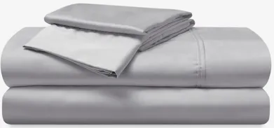 Hyper-Cotton Light Grey Split King Sheet Set by BEDGEAR