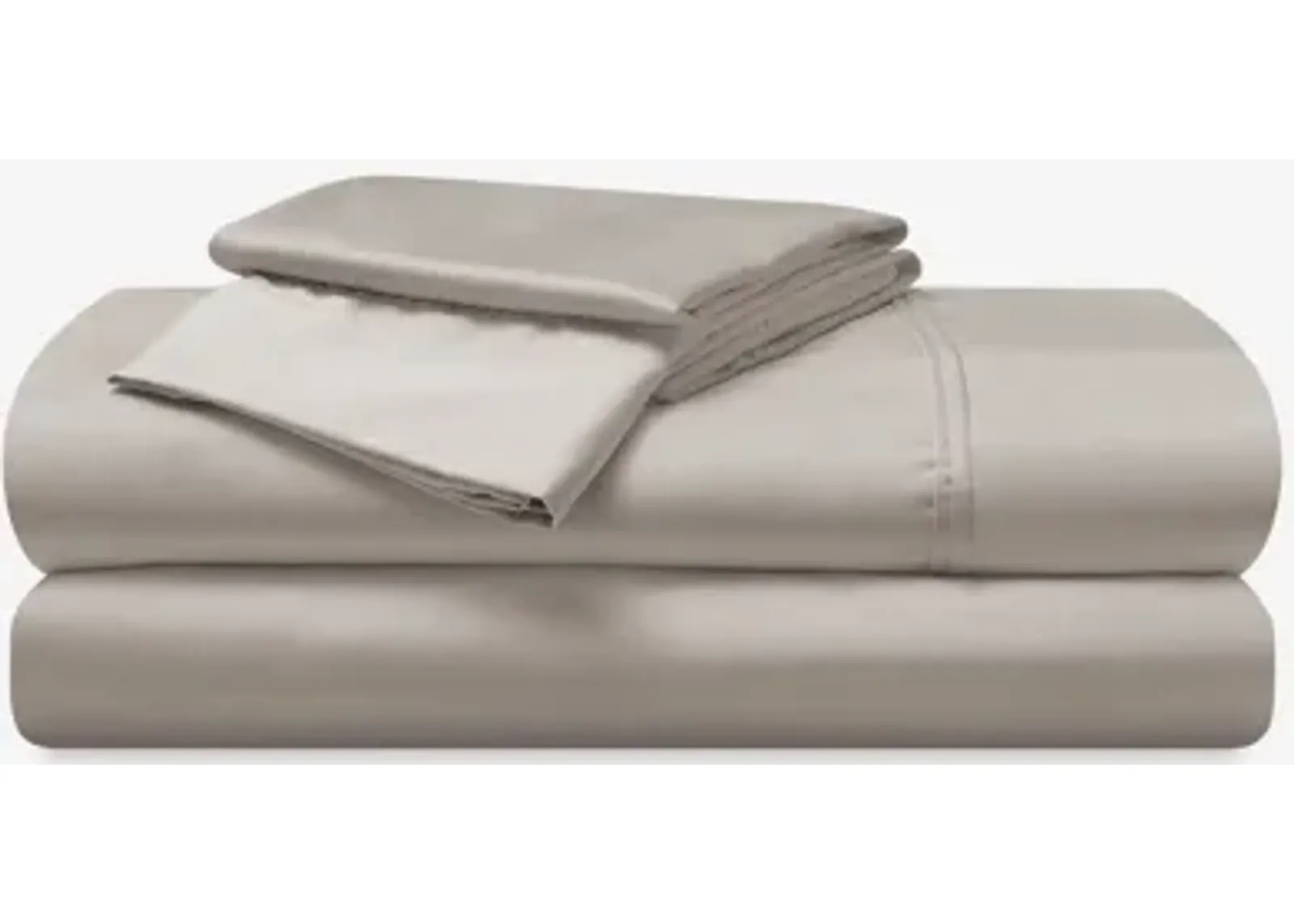 Hyper-Cotton Medium Beige Twin Sheet Set by Bedgear