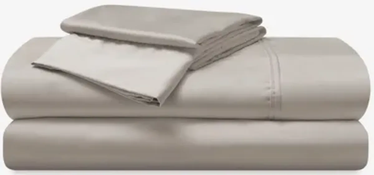 Hyper-Cotton Medium Beige Twin Sheet Set by Bedgear