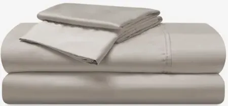Hyper-Cotton Medium Beige Queen Sheet Set by BEDGEAR