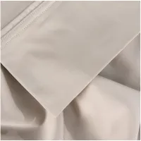 Hyper-Cotton Medium Beige Queen Sheet Set by BEDGEAR