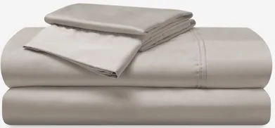 Hyper-Cotton Medium Beige Split Head Queen Sheet Set by BEDGEAR