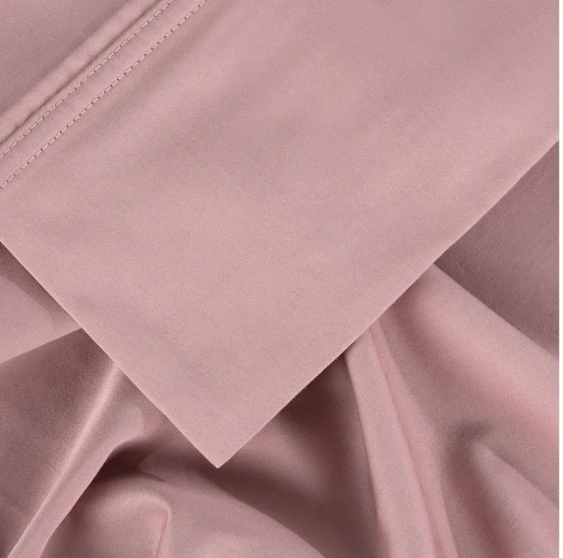 Hyper-Cotton Blush Split King Sheet Set by BEDGEAR
