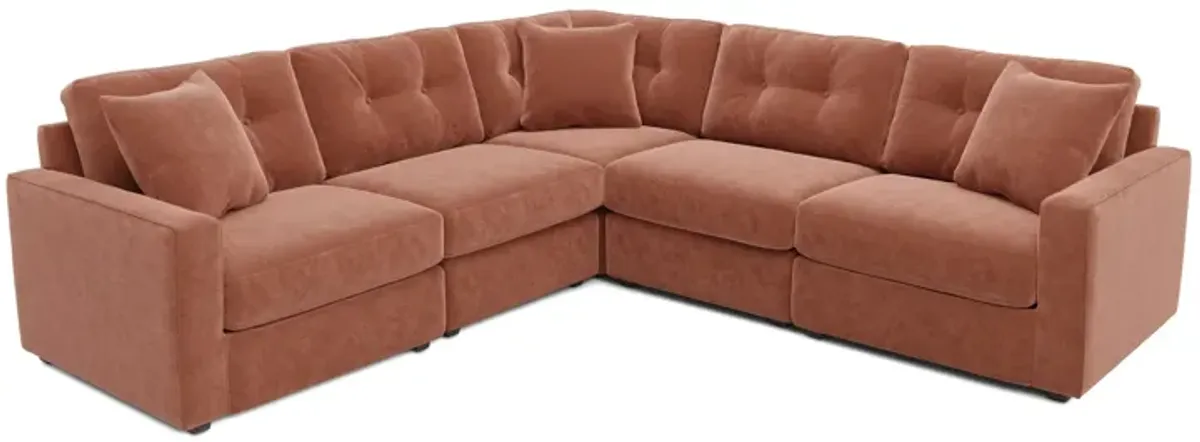 ModularOne Cantaloupe 5-Piece Sectional