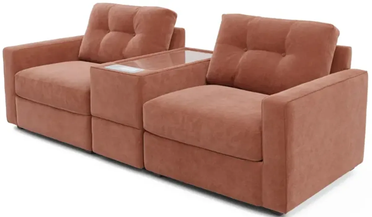 ModularOne Cantaloupe Console Loveseat