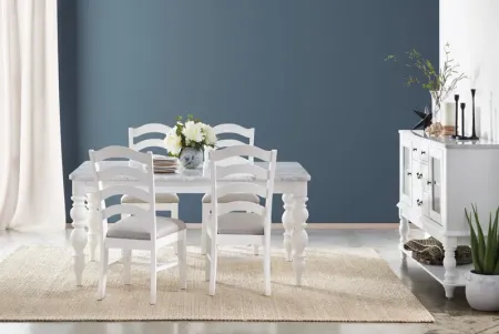 Naples Table + 4 Chairs