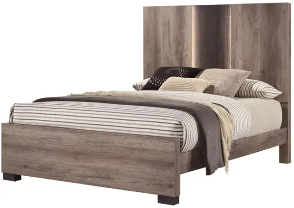 Zeller Grey King Bed