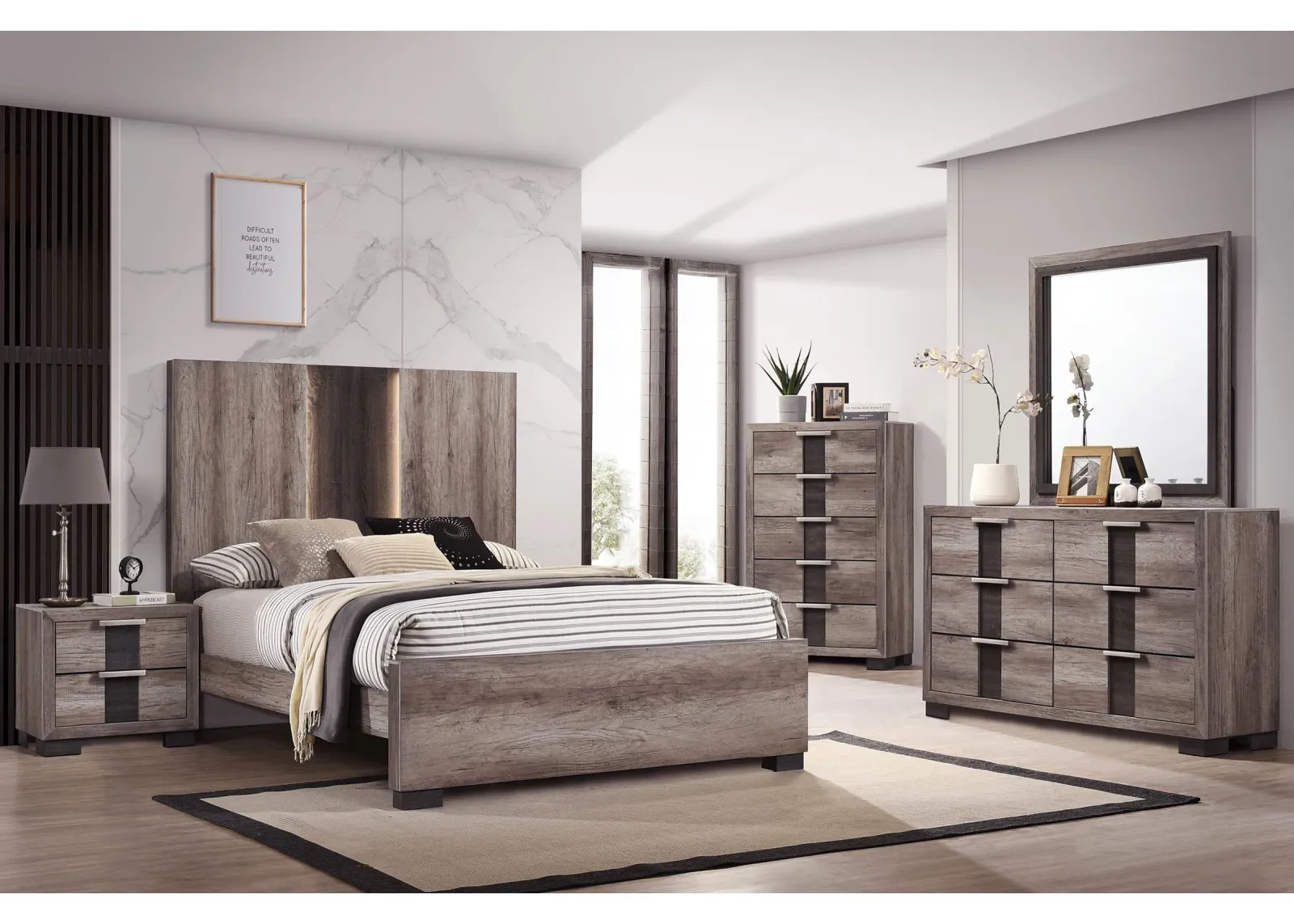 Zeller 5-Piece King Bedroom Set