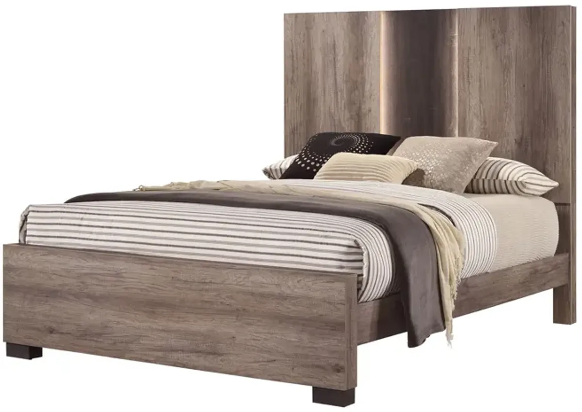 Zeller Grey Queen Bed