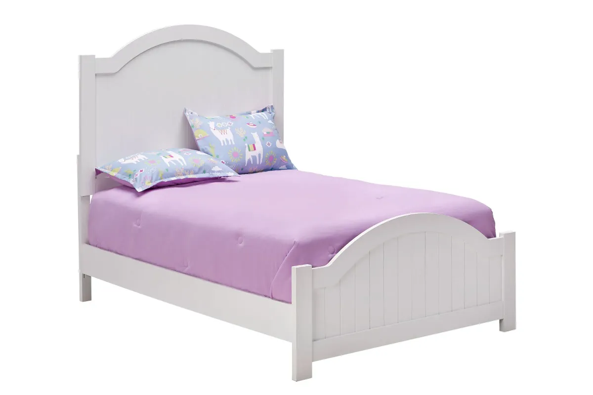 Grace 5-Piece White Full Bedroom Set