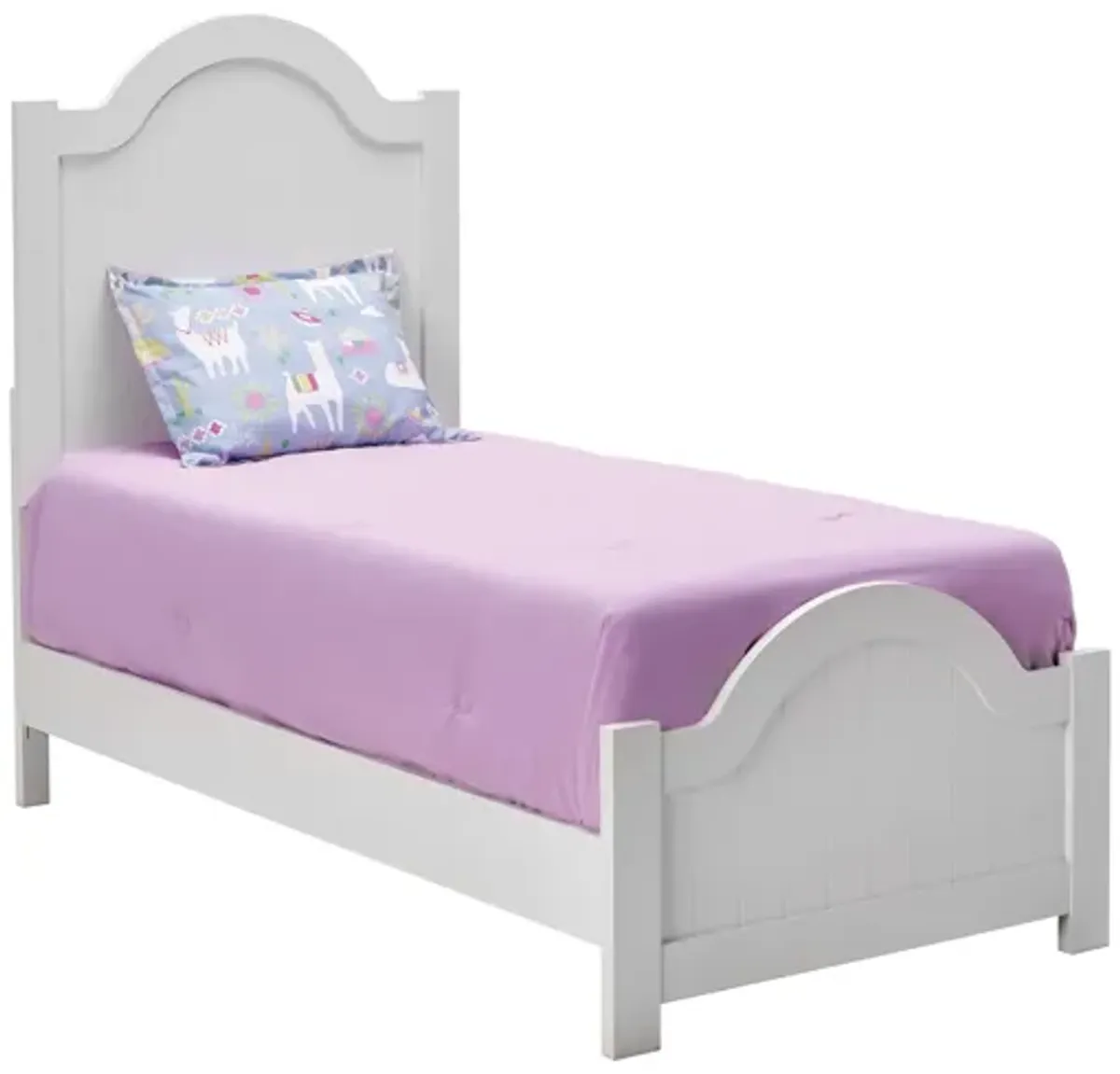 Grace White Twin Bed