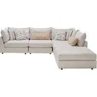 Dream 5-Piece Corner Sectional with Ottoman