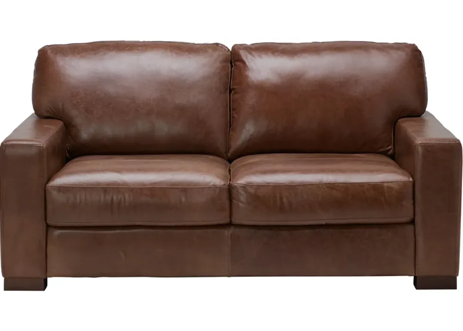 Miller Leather Loveseat