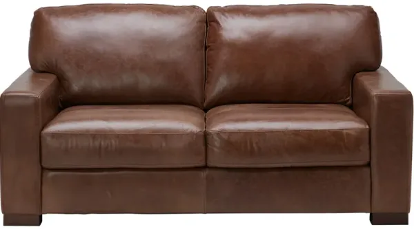 Miller Leather Loveseat