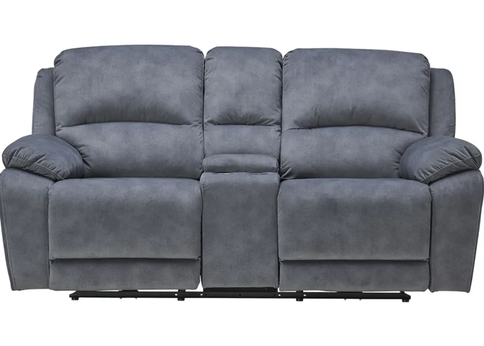 Carter Steel Power Reclining Console Loveseat