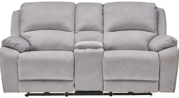 Carter Latte Power Reclining Console Loveseat