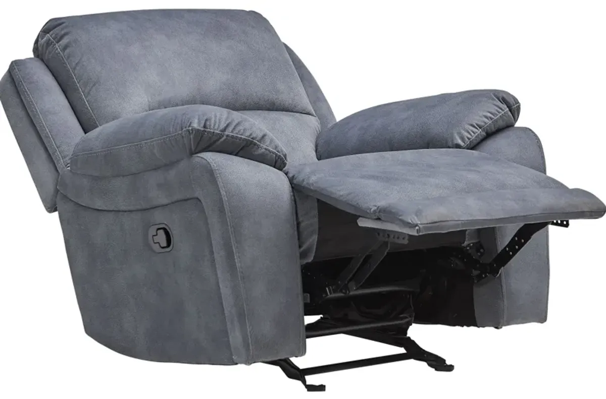 Carter Steel Glider Recliner