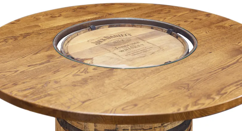 Barrel Whiskey Table by Gascho