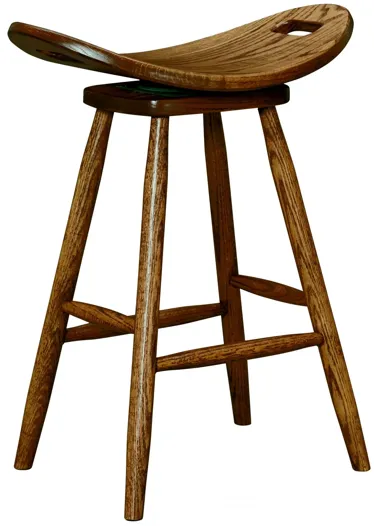 Barrel Whiskey Table + 4 Stools by Gascho