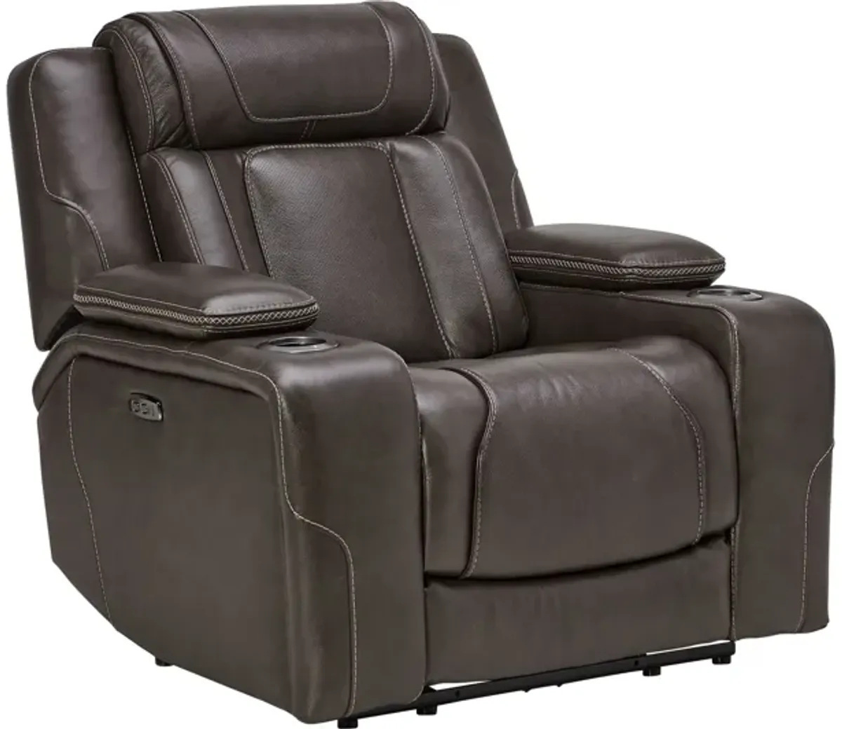 Reed Leather Dual Power Recliner