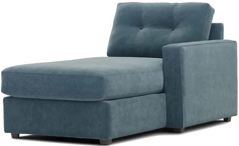 Modular One Teal Right Arm Facing Chaise