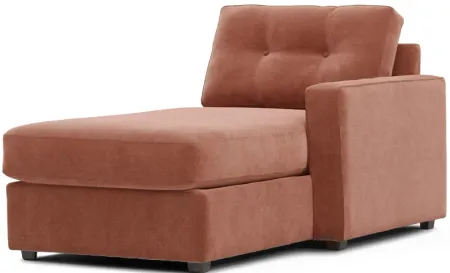 Modular One Cantaloupe Right Arm Facing Chaise
