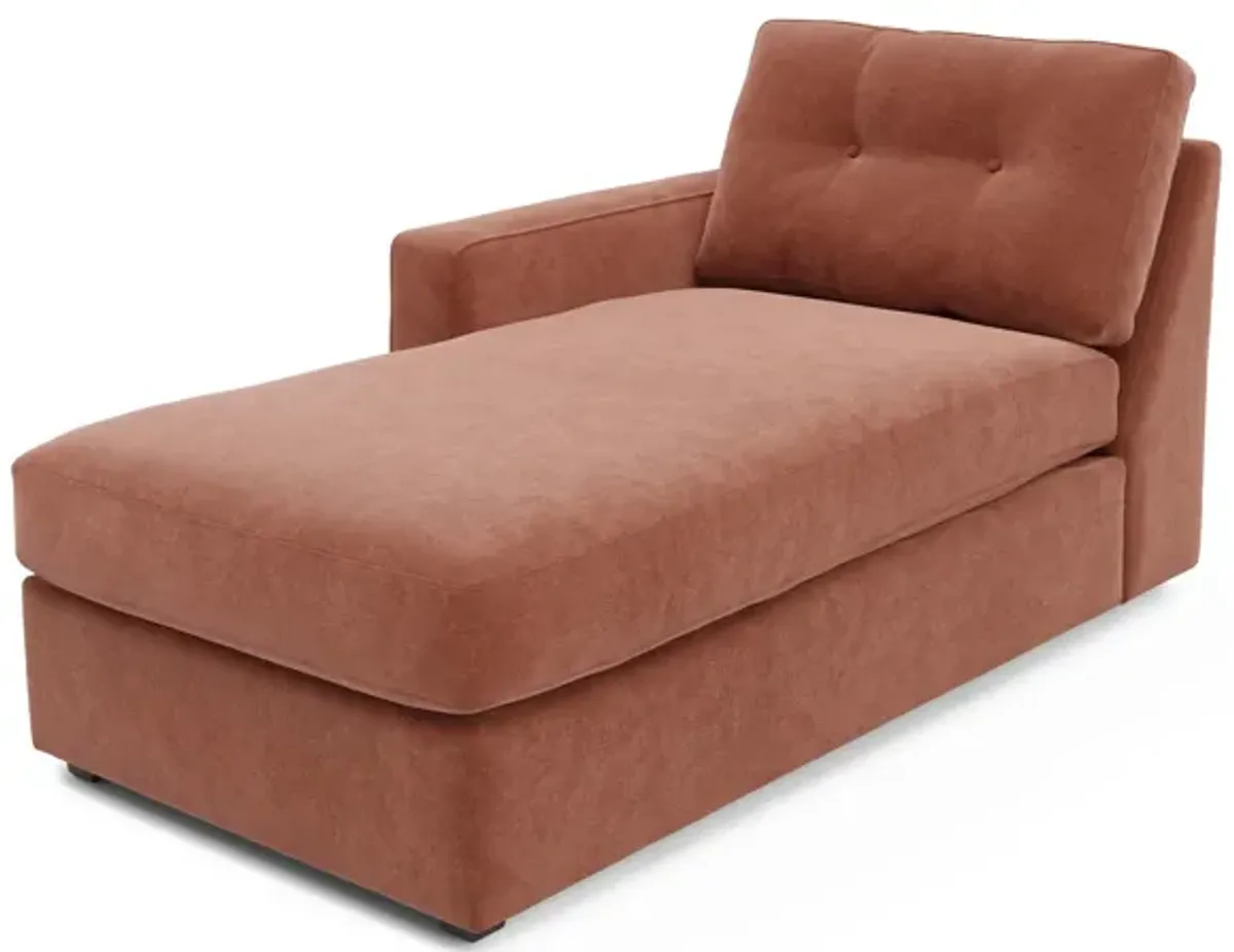 ModularOne Cantaloupe Left Arm Facing Chaise