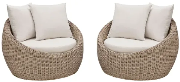 Huntington Patio Swivel Chair Set of 2