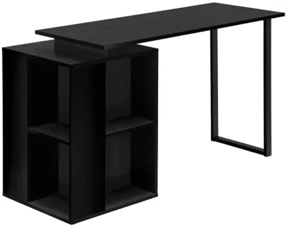 Black Left or Right Facing Computer Desk