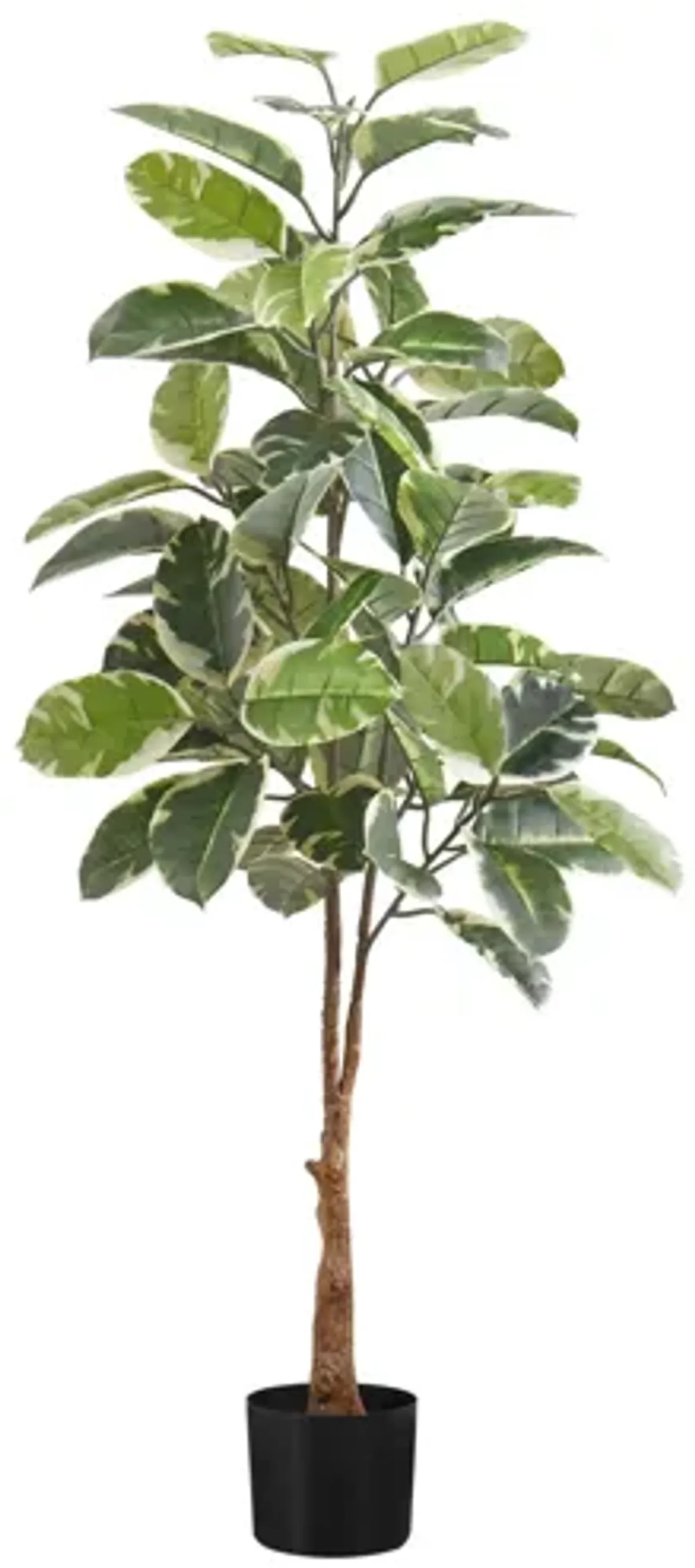 Faux 52" Rubber Tree in Pot