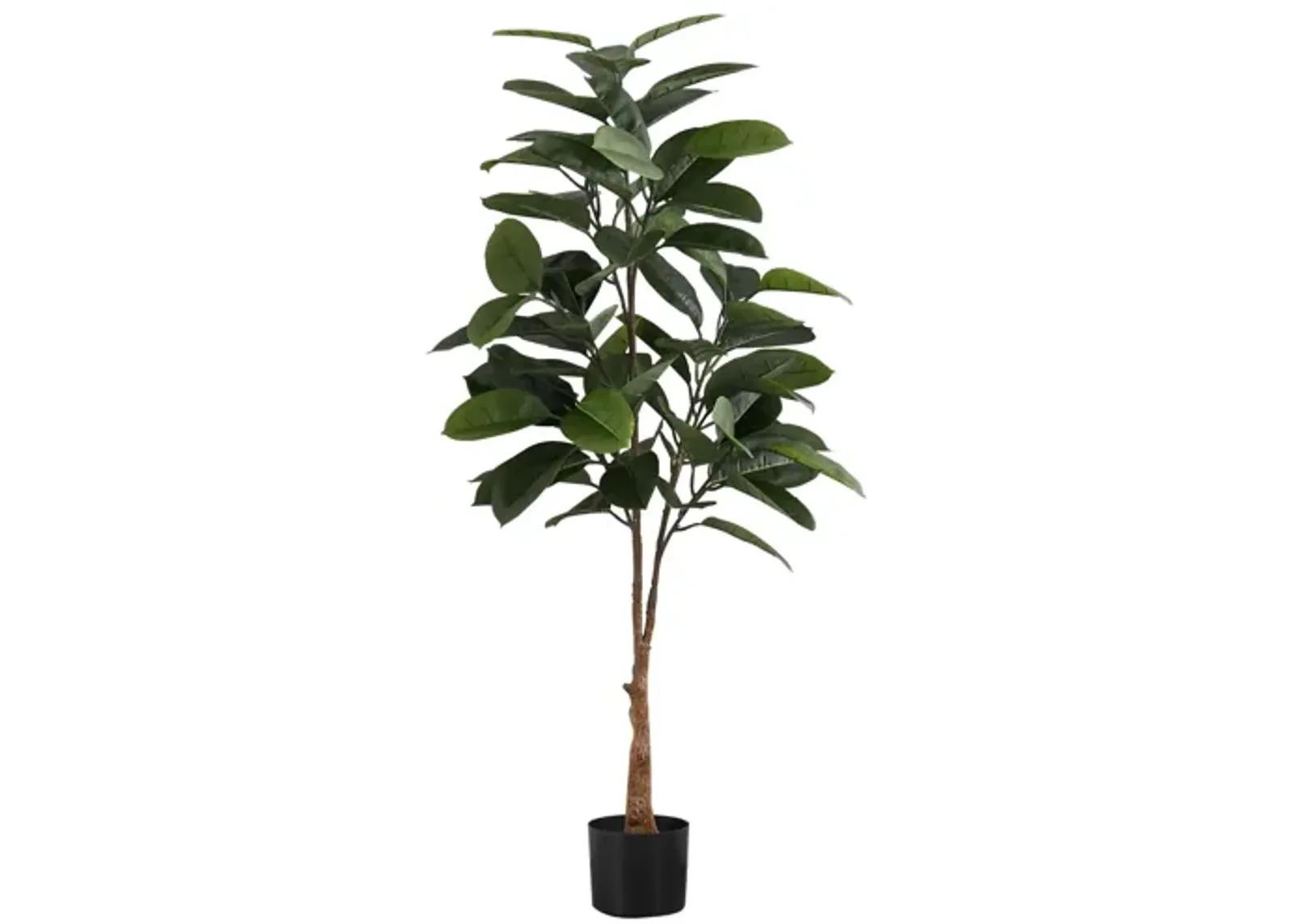 Faux 52" Rubber Tree in Pot